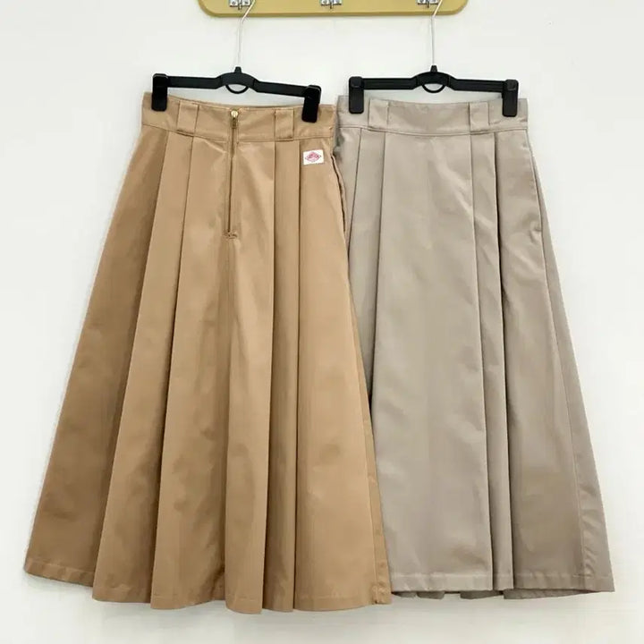 [BUNJANG] Danton Pleated Skirt Deep Beige / danton / 단톤 플리츠 스커트 딥베이지