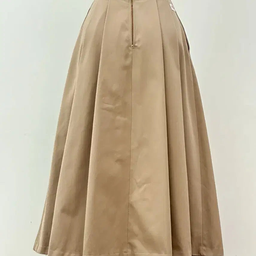 [BUNJANG] Danton Pleated Skirt Deep Beige / danton / 단톤 플리츠 스커트 딥베이지