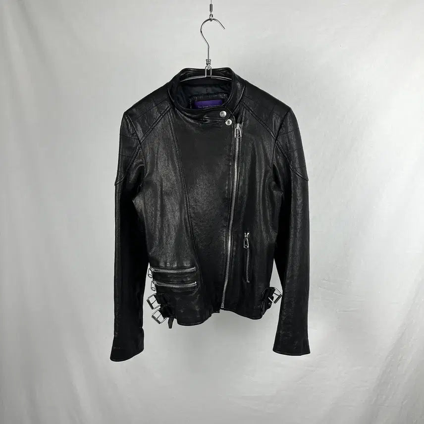 [BUNJANG] Vintage Leather Rider Jacket / Vintage 양가죽 라이더 자켓