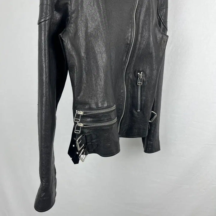 [BUNJANG] Vintage Leather Rider Jacket / Vintage 양가죽 라이더 자켓