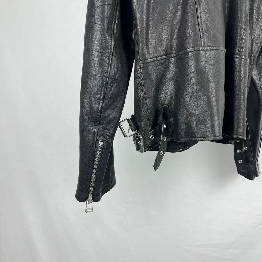 [BUNJANG] Vintage Leather Rider Jacket / Vintage 양가죽 라이더 자켓