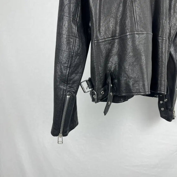 [BUNJANG] Vintage Leather Rider Jacket / Vintage 양가죽 라이더 자켓