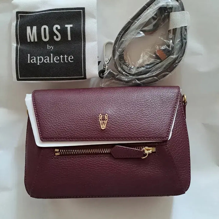 [BUNJANG] Lafayette MOST Burgundy Handbag / MOST by Lafayette 모스트 바이 라팔레트 여성 핸드백