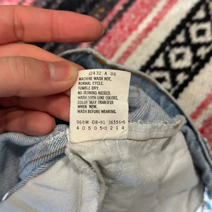 [BUNJANG] Levi's 505 Orange Tab Jeans / 90s 리바이스 USA orange tab 505 W33 L30