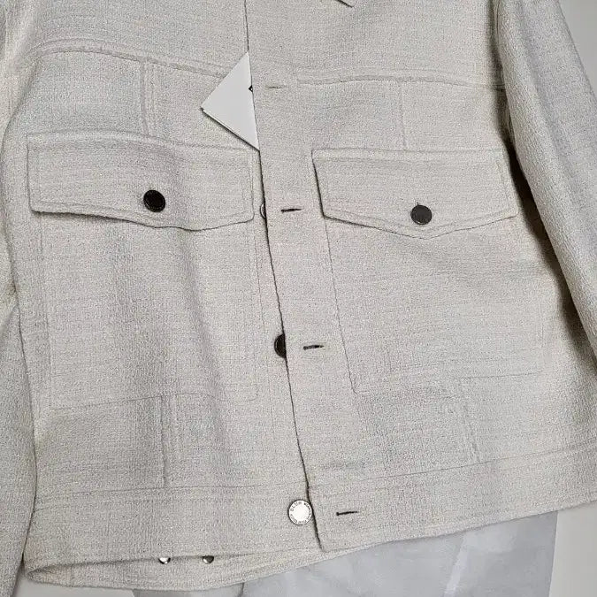 [BUNJANG] Blah 1.0 Tweed Trucker Jacket / 블러1.0 트위드 트러커 자켓