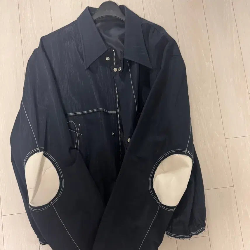 [BUNJANG] Typing Mistake Elbow Patch Jacket / 타이핑미스테이크 엘보우패치 자켓