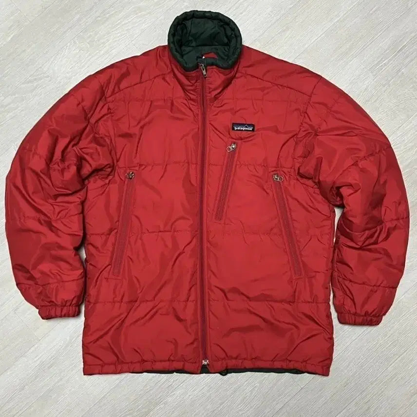 [BUNJANG] Patagonia Puff Jacket Red/Khaki Size S 100 / 파타고니아 레드/카키 패딩 자켓 퍼프 s 100