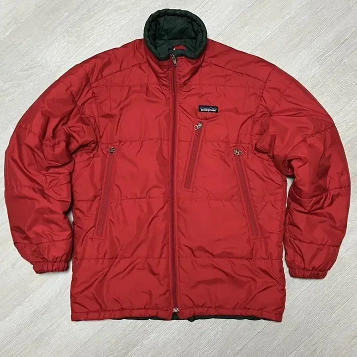 [BUNJANG] Patagonia Puff Jacket Red/Khaki Size S 100 / 파타고니아 레드/카키 패딩 자켓 퍼프 s 100