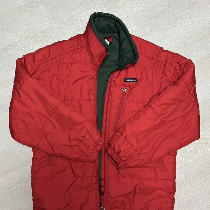 [BUNJANG] Patagonia Puff Jacket Red/Khaki Size S 100 / 파타고니아 레드/카키 패딩 자켓 퍼프 s 100