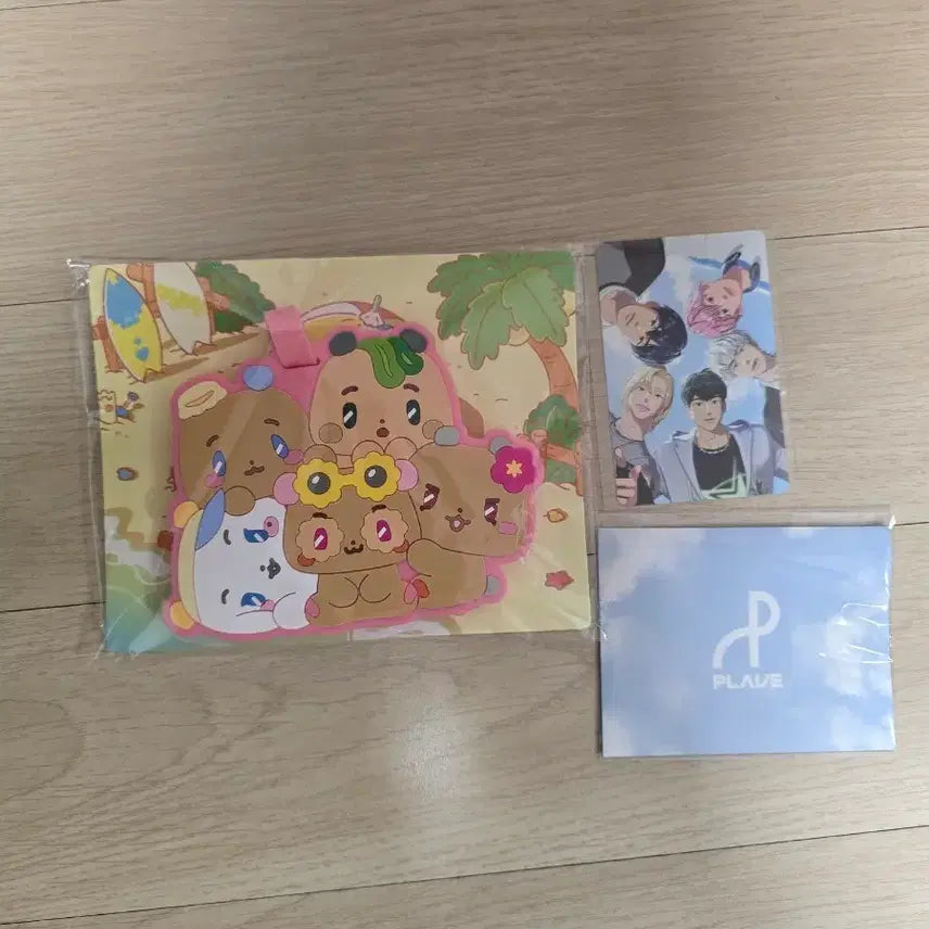 [BUNJANG] PLAVE Hana Card Photocard & Luggage Tag Bundle Set / 플레이브 하나카드 1차 + 2차 포토카드 러기지택 세트 일괄