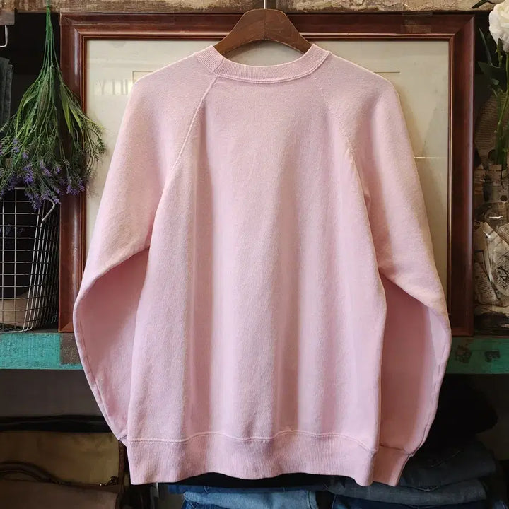 [BUNJANG] Vintage Hanes Sweatshirt Light Pink L / 90s 헤인즈 빈티지 스웻셔츠 플레인 스웻셔츠 라이트 핑크 L