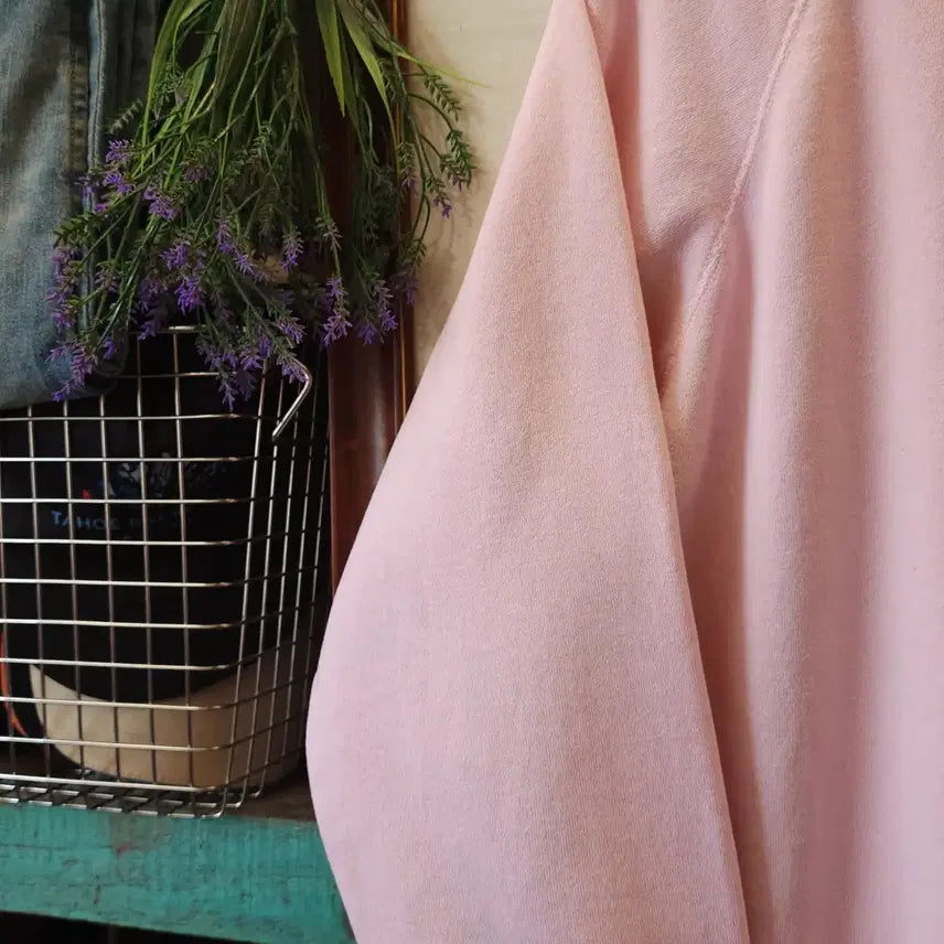 [BUNJANG] Vintage Hanes Sweatshirt Light Pink L / 90s 헤인즈 빈티지 스웻셔츠 플레인 스웻셔츠 라이트 핑크 L