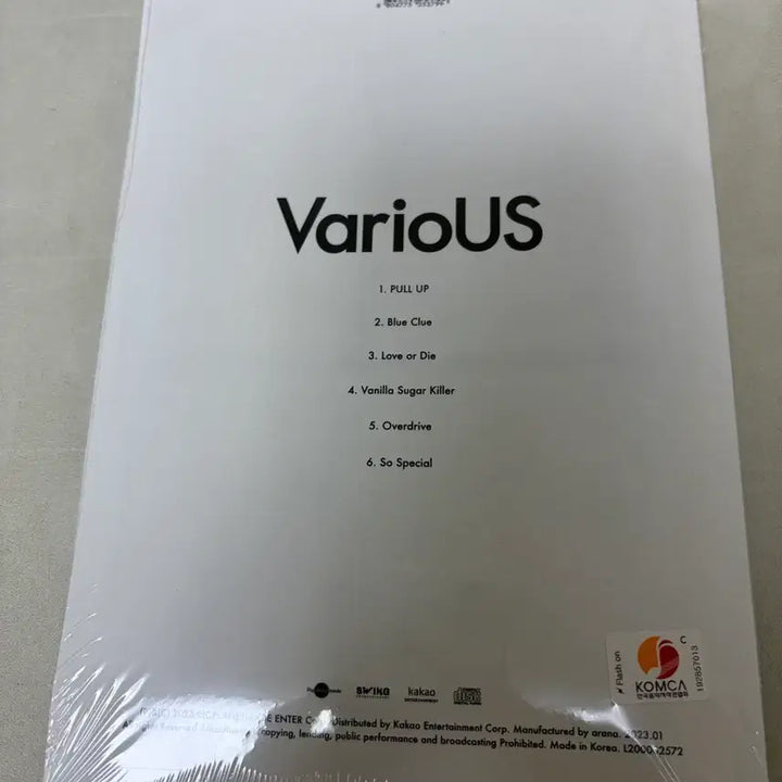 (미개봉 상태최상) 비비지 VIVIZ 미니 3집 앨범 various 풀업