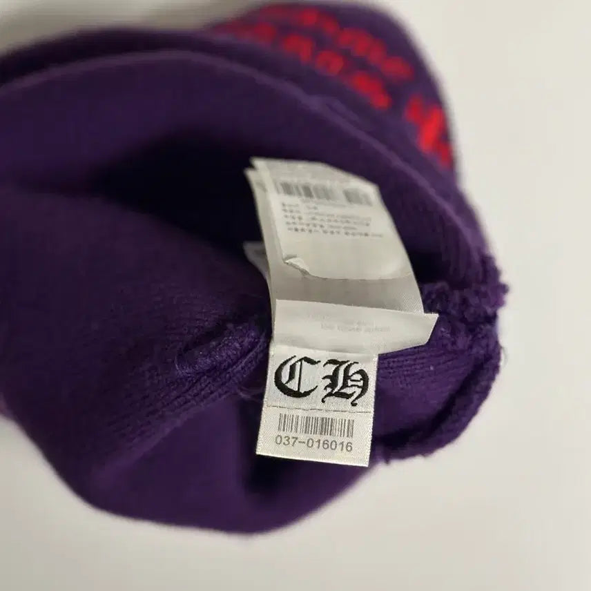 [BUNJANG] Chrome Hearts Purple Beanie / 크롬하츠 퍼플 비니