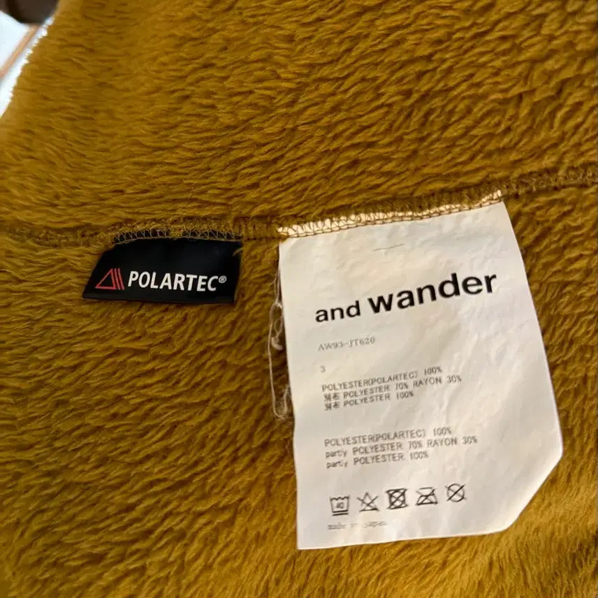 [BUNJANG] And Wander High Loft Fleece Hoodie Parka / 앤드원더 하이로프트 플리스 후디파카