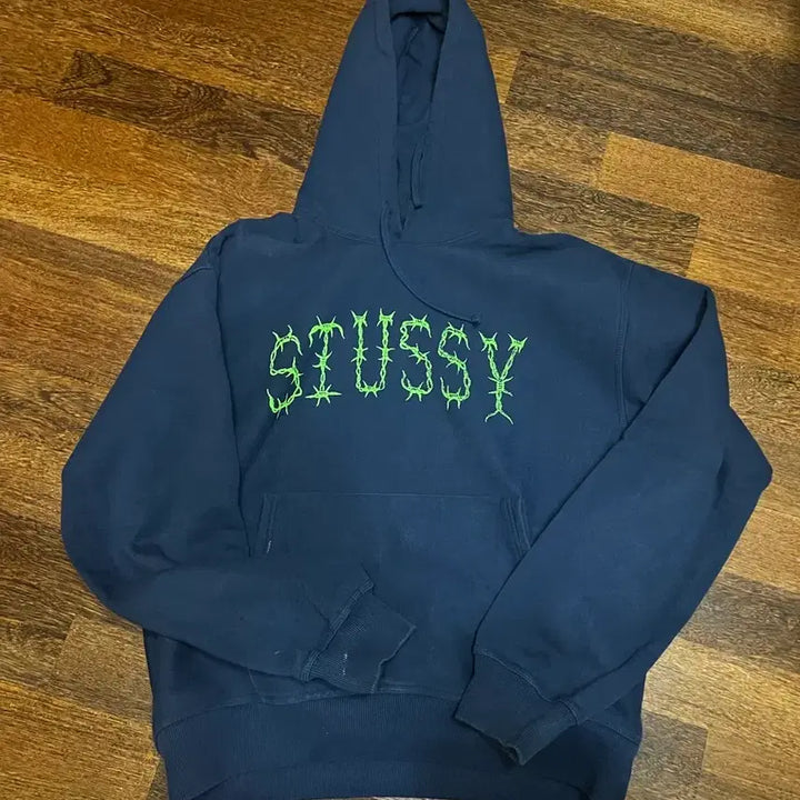 [BUNJANG] Stussy Barb Hoodie Navy XL / XL 스투시 바브 후드 네이비