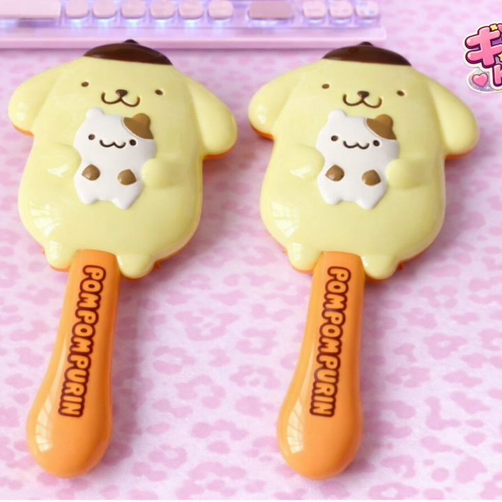 [BUNJANG] 산리오 폼폼푸린 쿠션 빗, 손거울 / 산리오 폼폼푸린 쿠션 빗, 손거울