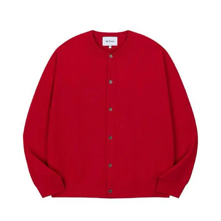 [BUNJANG] Art if acts Round Neck Cardigan / 아트이프액츠 홀가먼트 라운드 넥 가디건