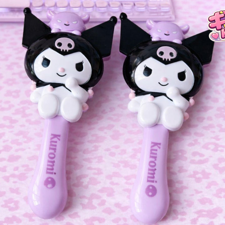 [BUNJANG] Sanrio Kuromi Cushion Brush and Hand Mirror / 산리오쿠로미 쿠션 빗, 손거울