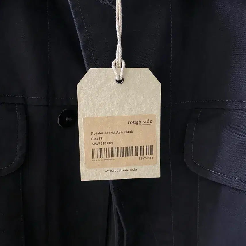 [BUNJANG] Roughside Pointer Jacket Ash Black Size 2 / 러프사이드 포인터 자켓 애쉬블랙 2사이즈