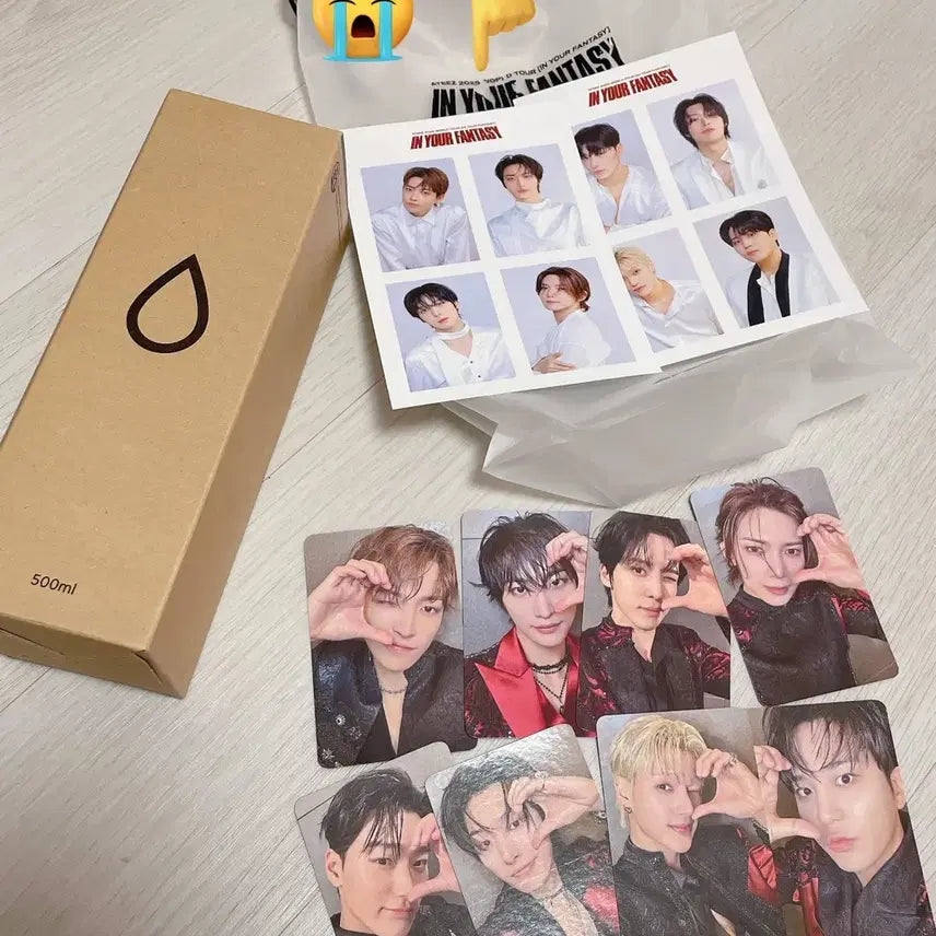 에이티즈 콘서트 사운드체크 세일러 키트 포카 미공포 포토카드