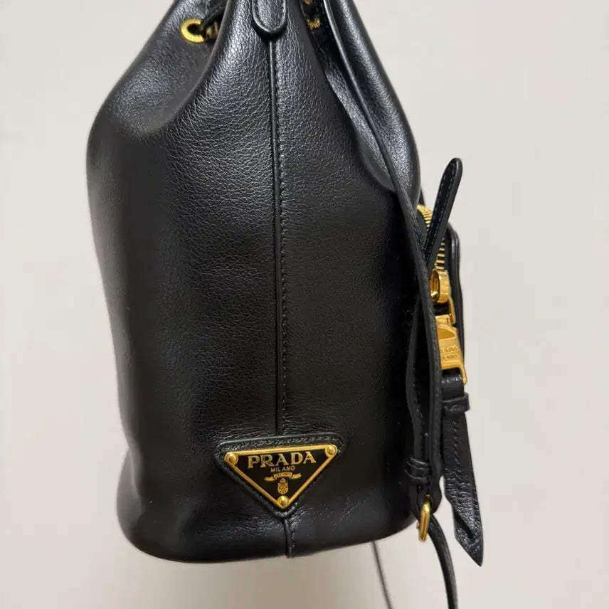 [BUNJANG] Prada Duet Leather Bucket Bag / 프라다 가죽 듀엣 버킷백