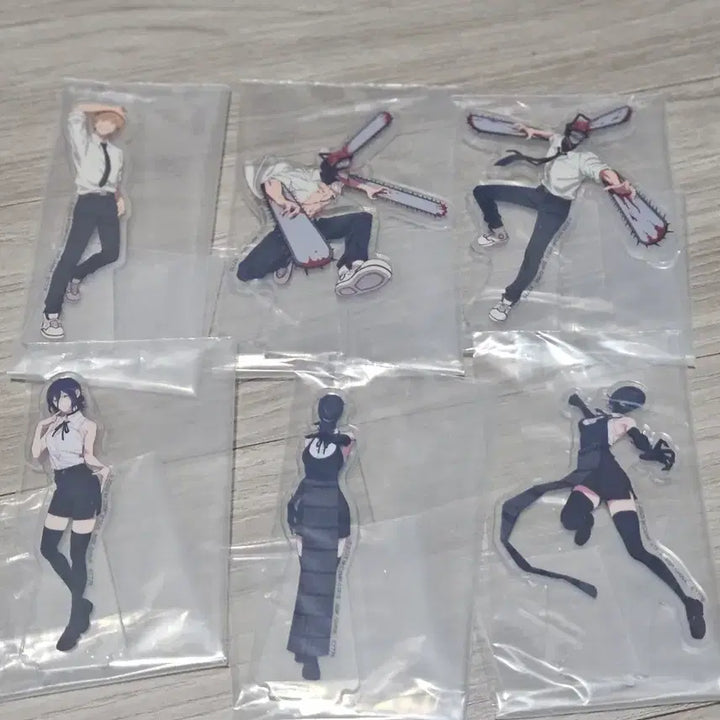 [BUNJANG] Chainsaw Man Acrylic Stand 6-Piece Bundle Set / 체인소맨 제일복권 이치방 아크릴 스탠드 6종 세트