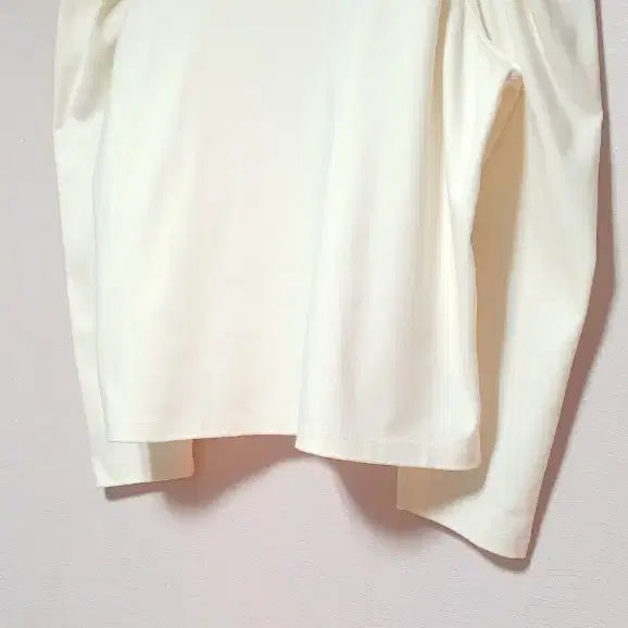 [BUNJANG] Lucky Chouette Long Sleeve Shirt with Shoulder Ribbon (Size 36) / 럭키슈에뜨 숄더리본 긴팔셔츠 36호