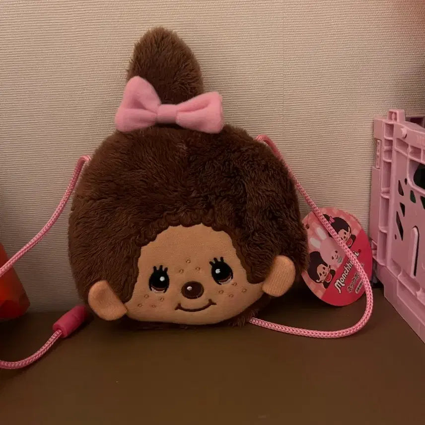[BUNJANG] Monchhichi Neck Pouch / 몬치치 넥 파우치