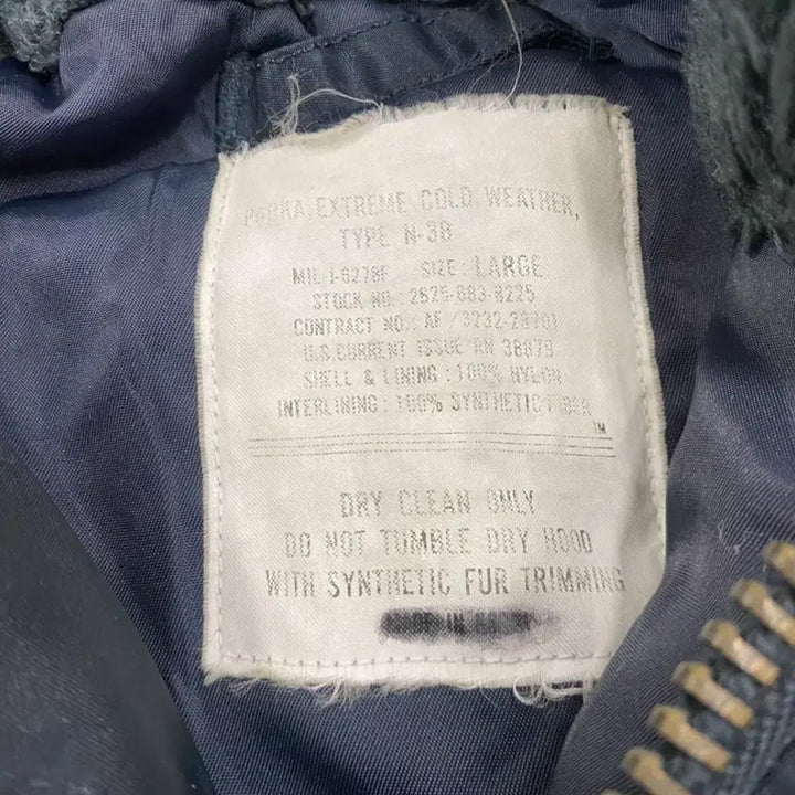 [BUNJANG] Military US N-3B Jacket L / 밀리터리 미군 N-3B 자켓 L V28