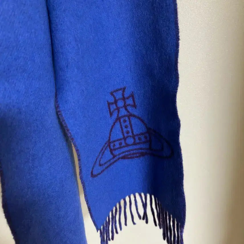 [BUNJANG] Vivienne Westwood Purple Muffler / 비비안웨스트우드 퍼플 머플러 목도리