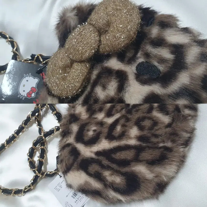 [BUNJANG] OPAQUE CLIP Leopard Shoulder Bag Pouch / 호피 레오파드 오페이크 닷 클립 OPAQUE CLIP 숄더백 파우치백