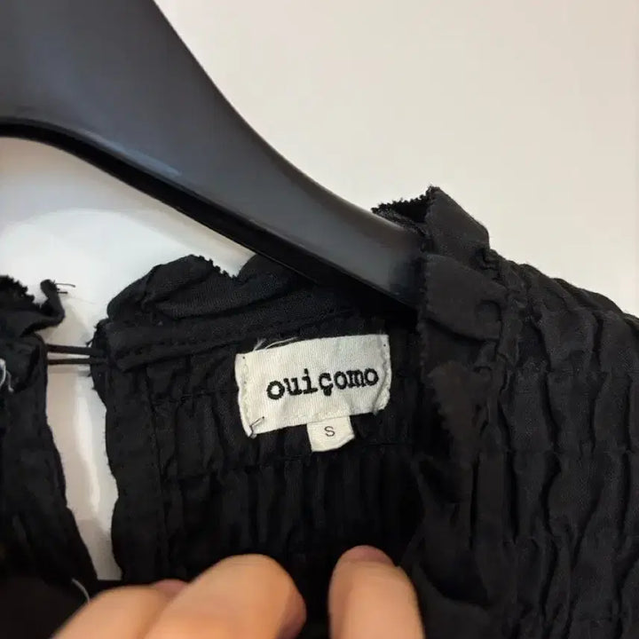 [BUNJANG] Wicomo Daisy Linen Dress - Black S / 위꼬모 데이지 원피스 린넨100% 드레스 하객룩 출근룩 올드머니룩 결혼식