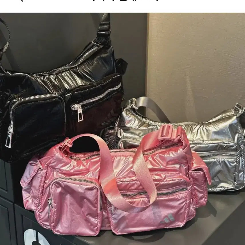 [BUNJANG] Adidas JN9651 Pink Shoulder Bag / 아디다스 가방 핑크 JN9651 숄더백