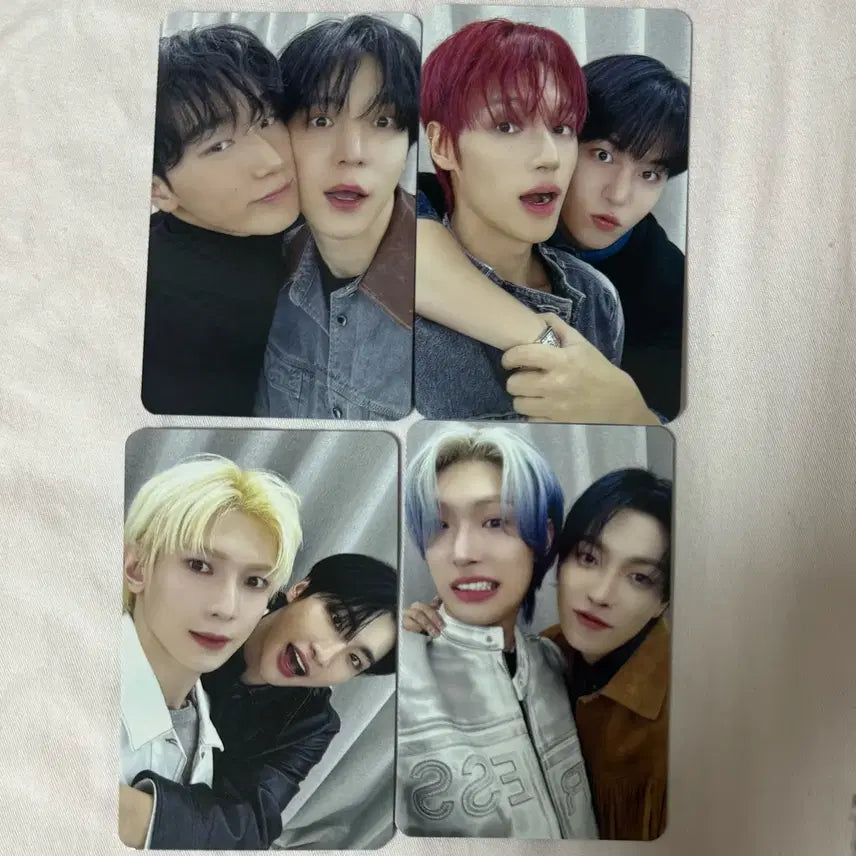 에이티즈 유닛 포카 메이크스라 세트 4장 럭드