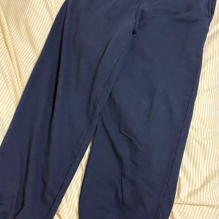 [BUNJANG] Gu Jogger Pants (Navy, S) / 와이드 추리닝 조거 팬츠 남색 S