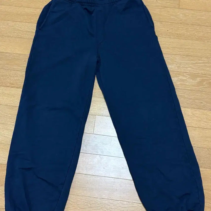 [BUNJANG] Gu Jogger Pants (Navy, S) / 와이드 추리닝 조거 팬츠 남색 S