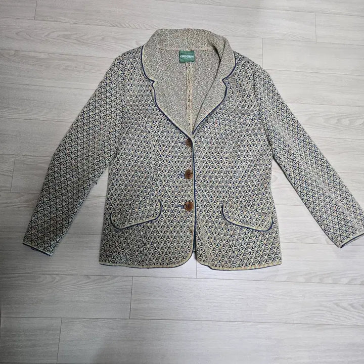 [BUNJANG] Geiger Vintage Pattern Knit Jacket Cardigan / 주말특가!!  가이거 빈티지한 패턴 니트 자켓 가디건 66