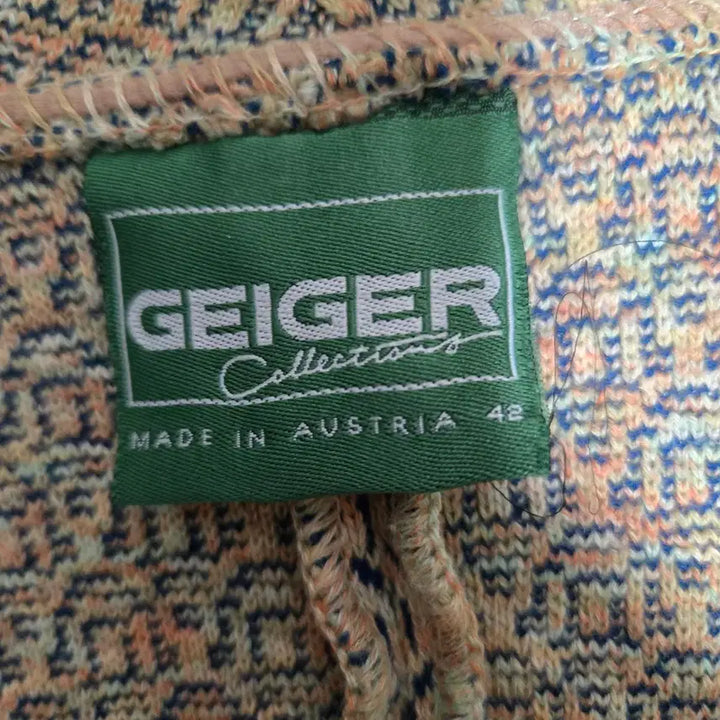 [BUNJANG] Geiger Vintage Pattern Knit Jacket Cardigan / 주말특가!!  가이거 빈티지한 패턴 니트 자켓 가디건 66