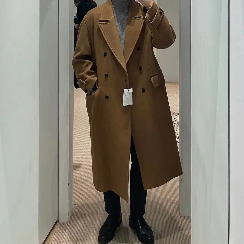 [BUNJANG] Youth 22FW Polo Coat / 유스 Youth 22FW 폴로 코트 카멜 M