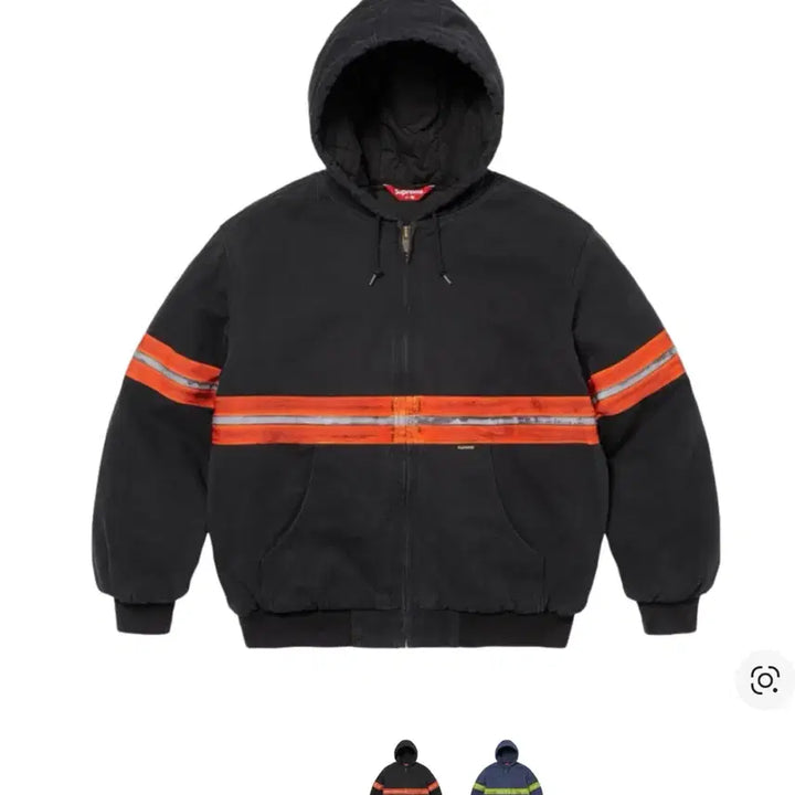 [BUNJANG] Supreme Reflective Stripe Work Jacket S / 슈프림 리플렉티브 스트라이프 워크자켓 s