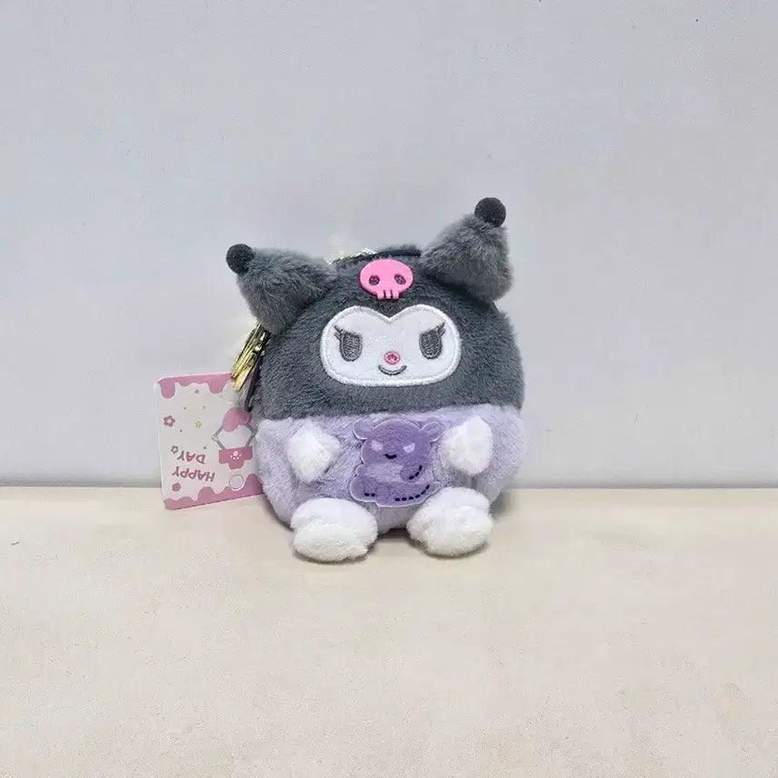 [BUNJANG] Kuromi Plush Coin Pouch Keychain / 쿠로미 인형 동전지갑 키링
