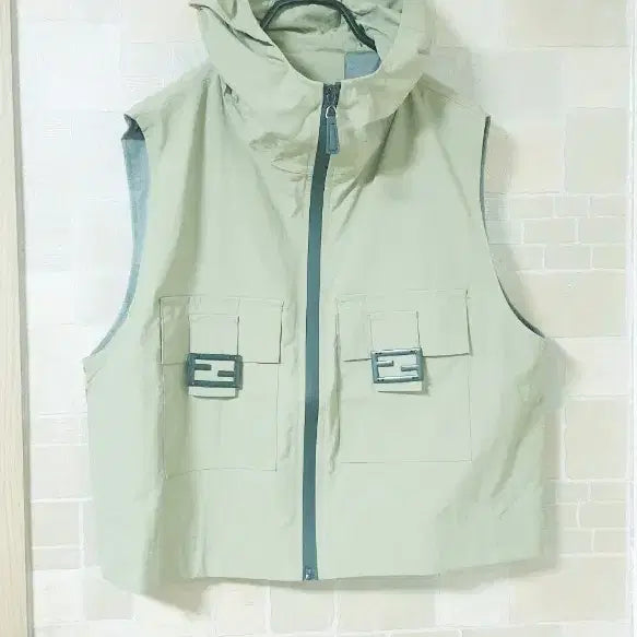 [BUNJANG] Hoodie Vest and Pants Set (New) / 여성 후드조끼바지세트(새옷)
