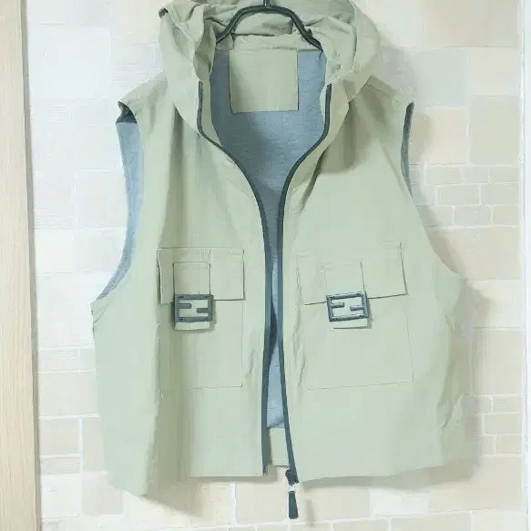 [BUNJANG] Hoodie Vest and Pants Set (New) / 여성 후드조끼바지세트(새옷)