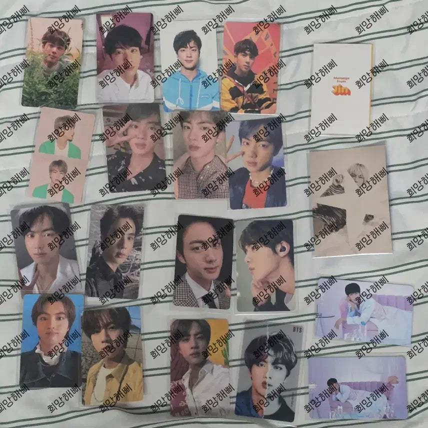 [BUNJANG] BTS Jin Photocard Bundle Set / 방탄소년단 BTS 진 JIN 석진 포토카드 포카 일괄 양도
