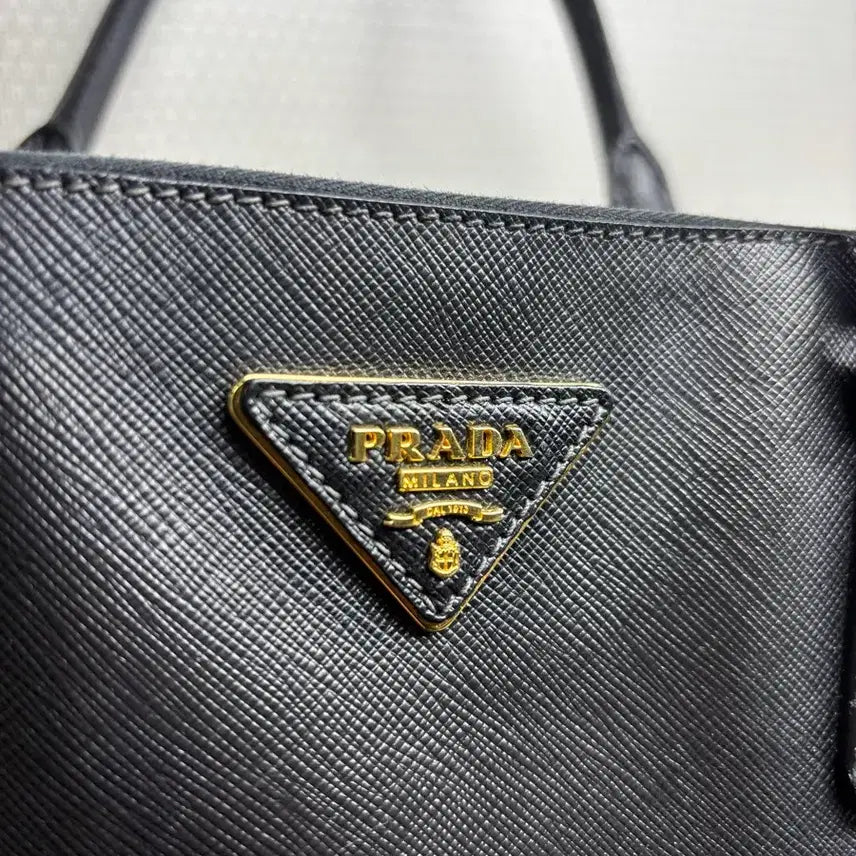 [BUNJANG] Prada Saffiano Leather Tote Bag Black / 프라다 토트백