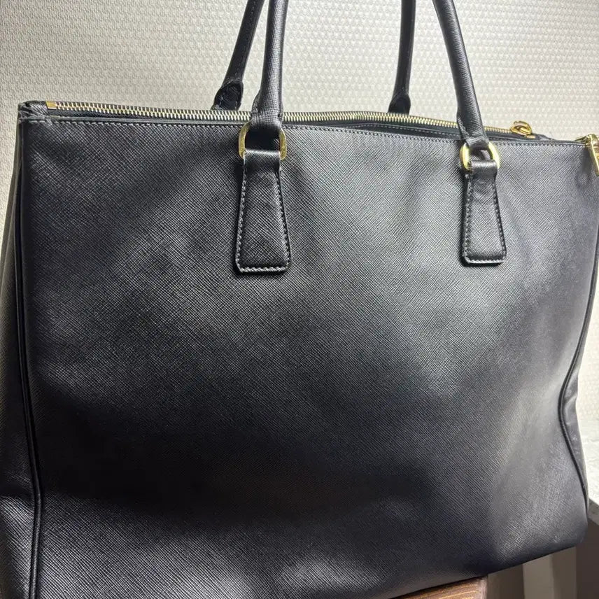 [BUNJANG] Prada Saffiano Leather Tote Bag Black / 프라다 토트백