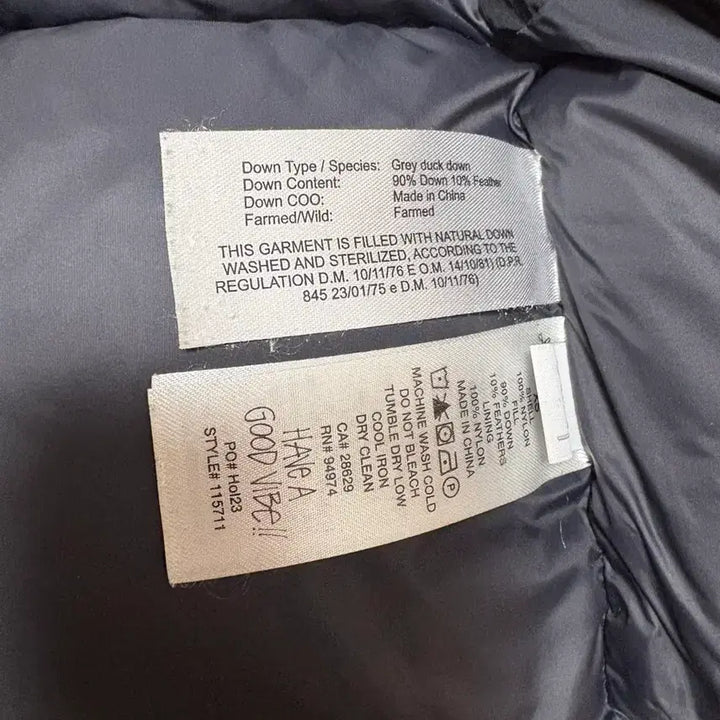 [BUNJANG] Stussy Nylon Puffer Jacket Black / 스투시 다운 퍼퍼 나일론 블랙