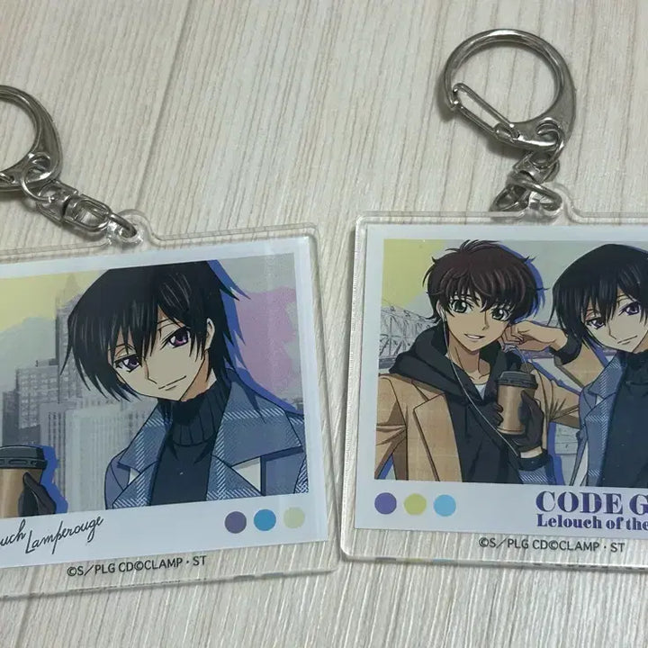 [BUNJANG] Code Geass Lelouch & Suzaku Acrylic Keyring Bundle Set / 코드기어스 를르슈 스자쿠 아크릴 키링 일괄