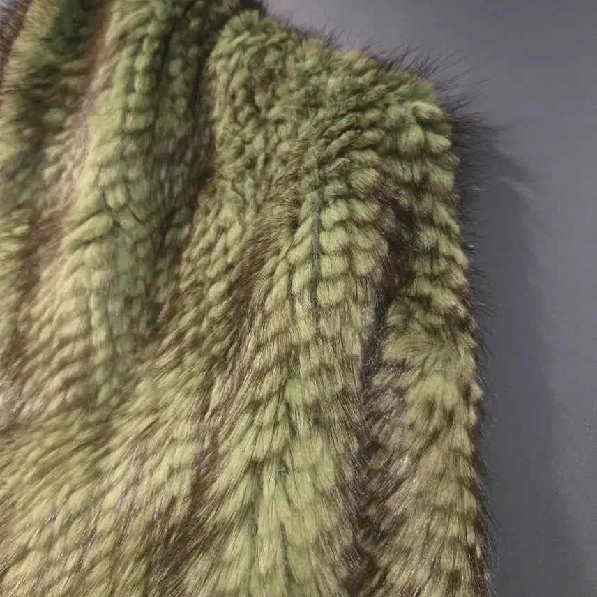 [BUNJANG] Mink Green Shawl Muffler / 밍크  그린  숄 머플러